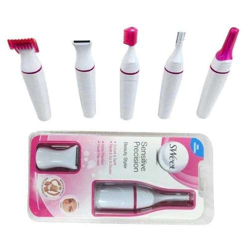 Sensitive Touch Electric Trimmer Eyebrows Underarms Hair Remover For Women