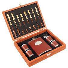 Chess Party Set - Chess Game and Flask