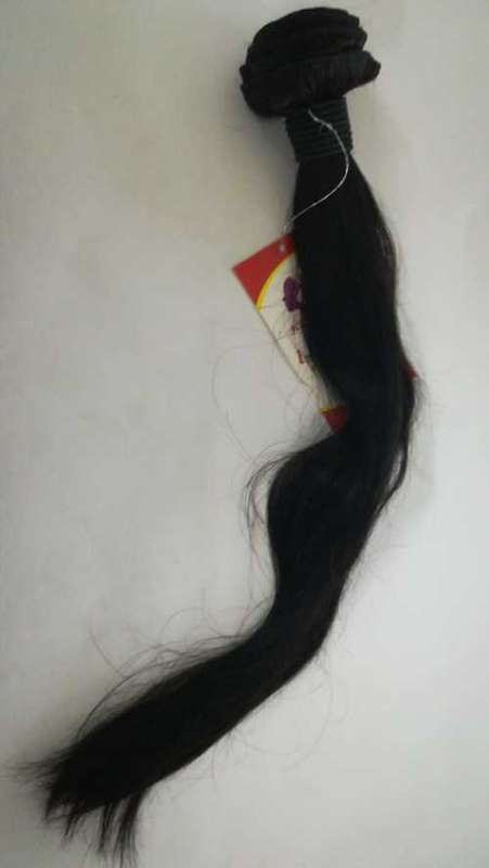 Rainbow Hair 100% Human Hair Brazilian Straight 18" Color Natural