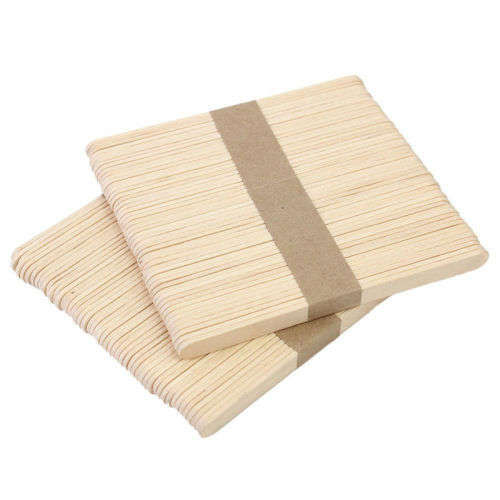 50PC 4.5'' Wooden Wood Waxing Wax Sticks