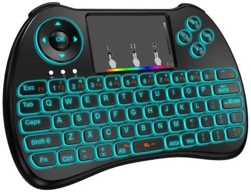 LOCAL Wireless Mini Keyboard RGB + Air Mouse Combos Remote Control For Android Tv Box