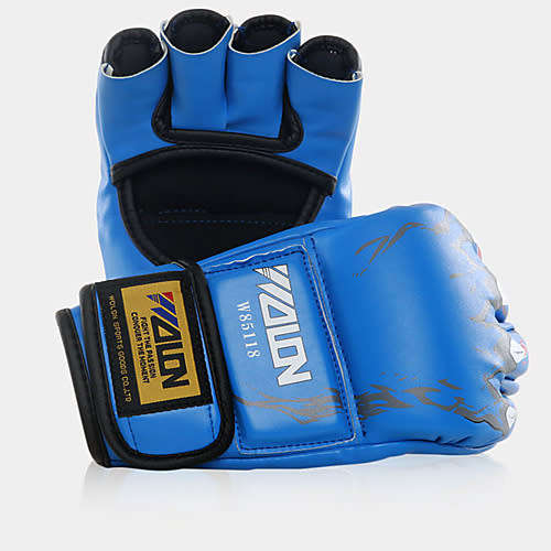 MMA UFC Boxing Gloves PU Leather Grappling Punching Bag Training Fight Sparring