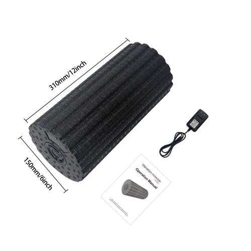 Vibrating Foam Roller, High Intensity Deep Tissue Massager