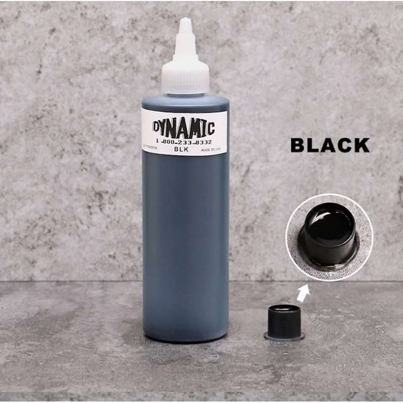 Dynamic Black Tattoo Ink 240ml (8 Ounce)