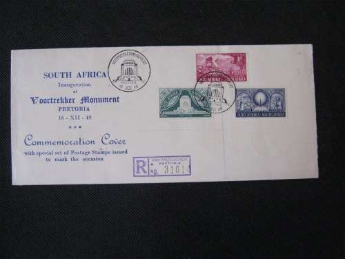 1949 Inauguration of Voortrekker Monument Commemoration Cover