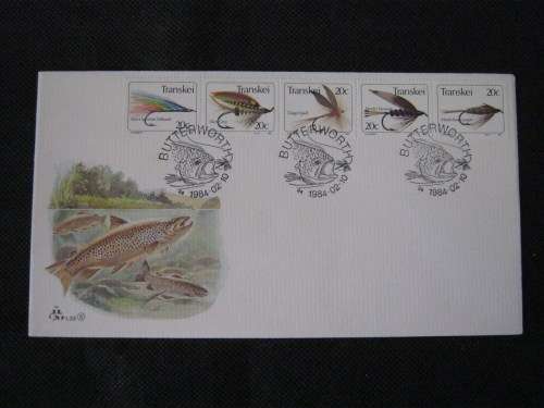 1984 Transkei Fishing Flies 5th Series FDC # 1.33 B