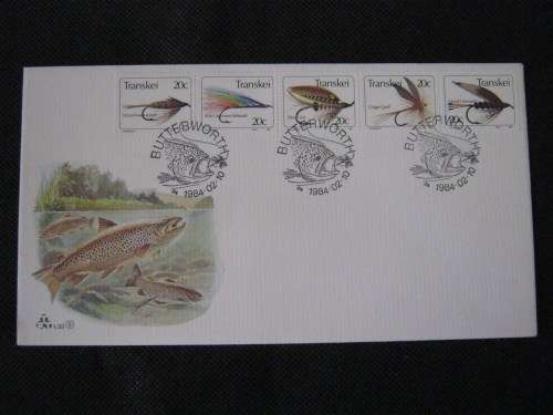 1984 Transkei Fishing Flies 5th Series FDC # 1.33 C