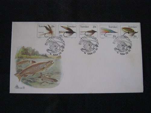 1984 Transkei Fishing Flies 5th Series FDC # 1.33 E