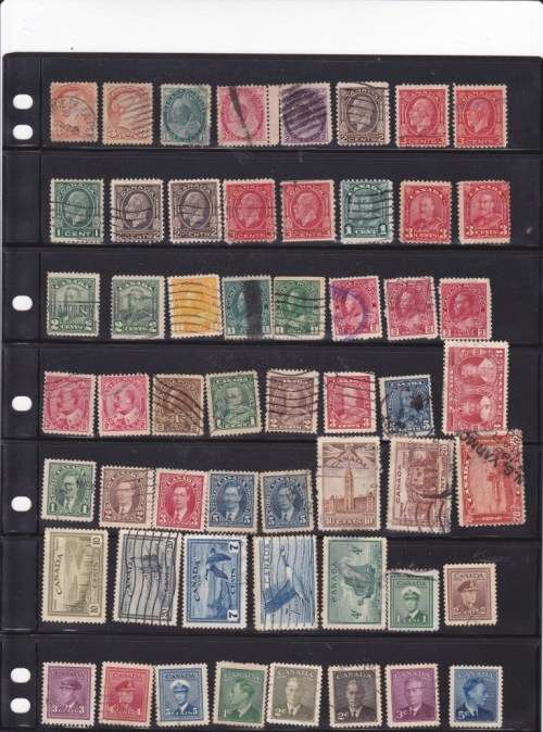 Large lot of Canada Stamps + FDC's