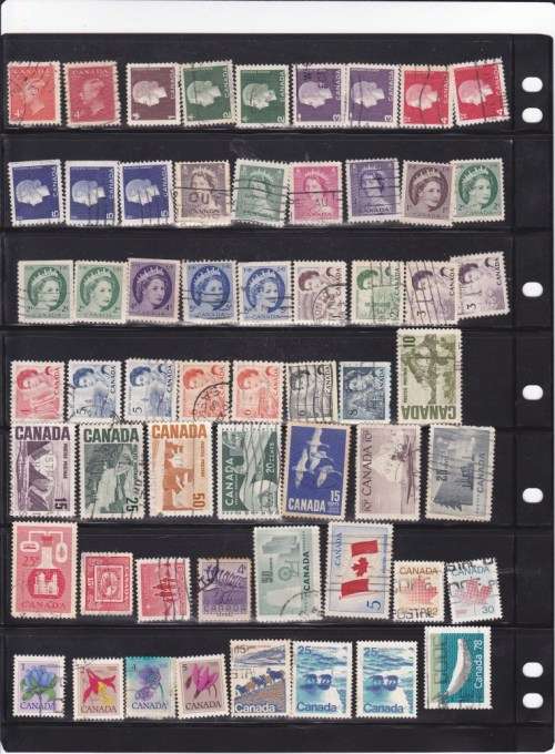 Large lot of Canada Stamps + FDC's