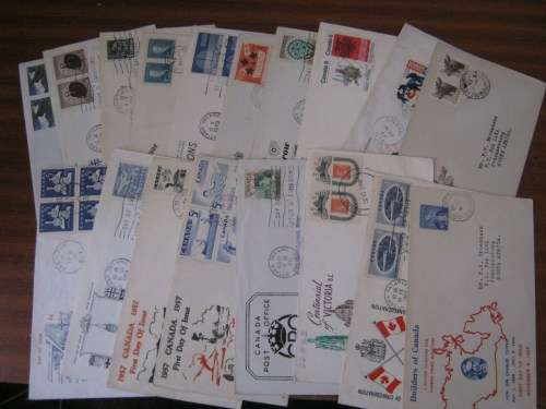 Large lot of Canada Stamps + FDC's