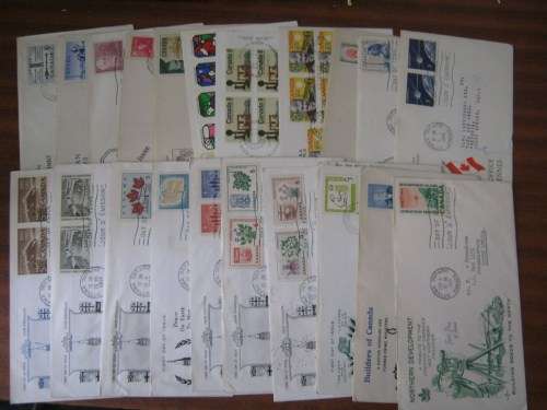 Large lot of Canada Stamps + FDC's