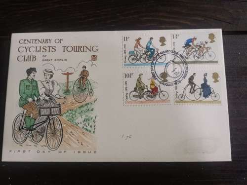 1978 FDC Cyclist Touring Club Centenary FDC