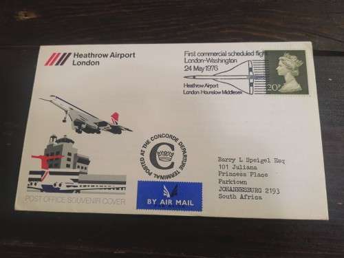 1976 GB - Concorde First Commercial scheduled flight Heathrow