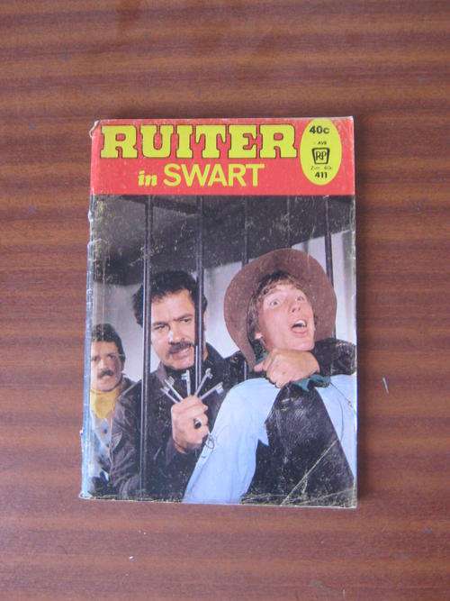 Ruiter in swart