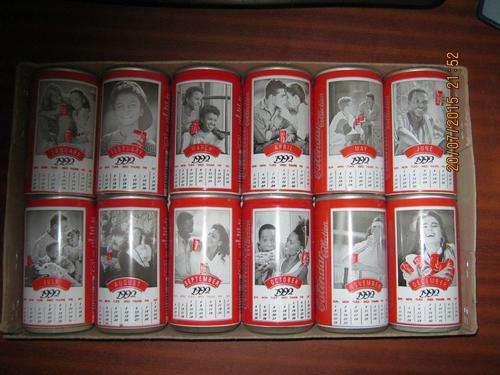1992 Coca Cola Can Calendar Collection Full set of 12