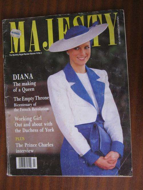 Majesty Magazine July 1989 Diana The Making of a Queen