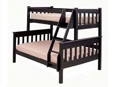 Pine tri bunk in black