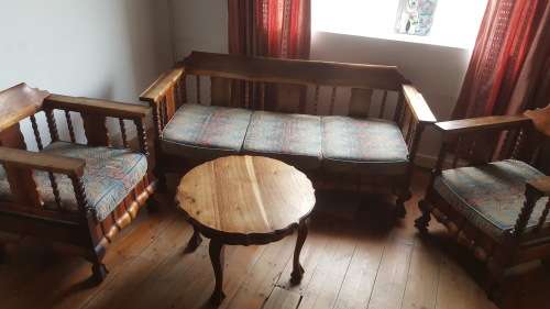 1940s Malan Ball And Claw lounge set with coffee table
