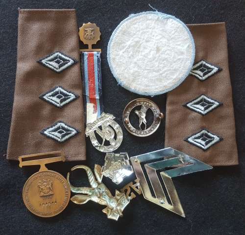 Mixed lot military items SADF and more