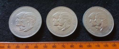 Diana silver Wedding Crowns BID PER COIN