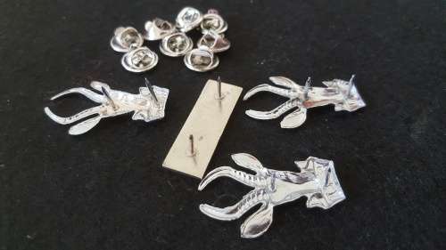 SADF Infantry Beret Badge, Bar and Collar set Orignal