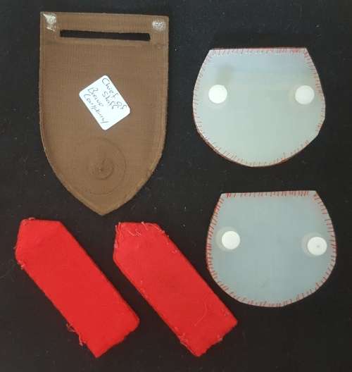 SADF Chief of staff lot, Tupperr, WO Ranks, Collar tabs, badges