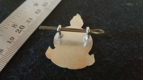 Voortrekker beret/Cap badge with Lugs and splitpin