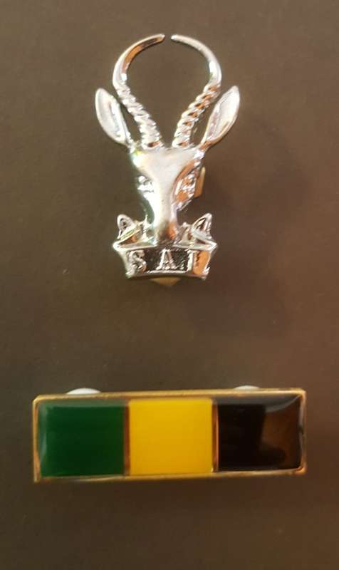 SADF Infantry Beret Badge Lot Bokkop and Balkie