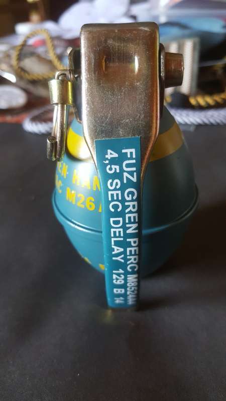 SADF M26 Practise Grenade amazing condition