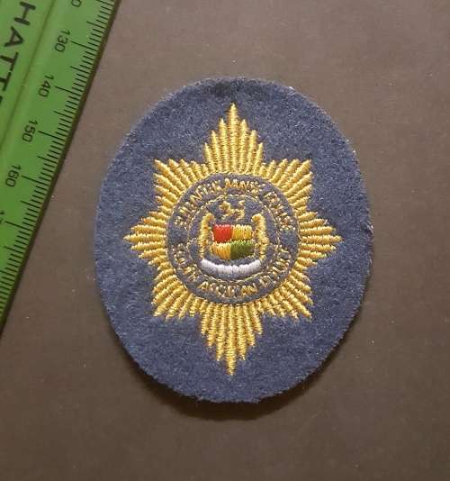 SAP Old SA Police Cloth badge emboided patch