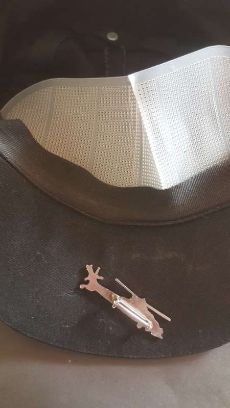 SAAF Rooivalk Pin and cap