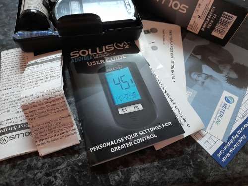 Solus V2 Glucometer Blood Sugar Management system