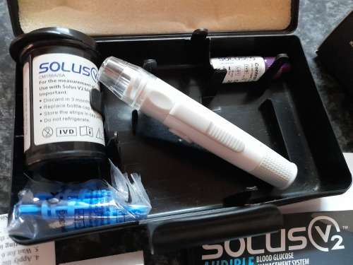Solus V2 Glucometer Blood Sugar Management system