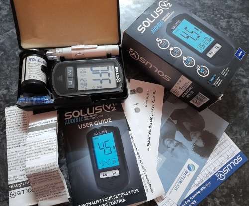Solus V2 Glucometer Blood Sugar Management system