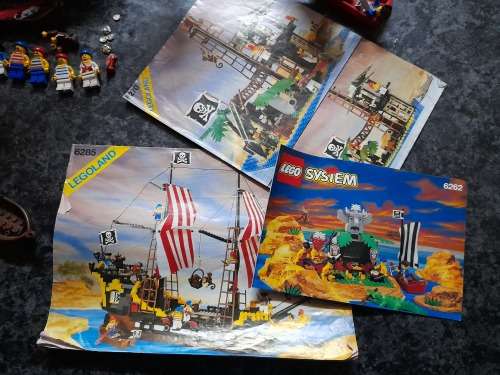 3x Pirate Lego Sets