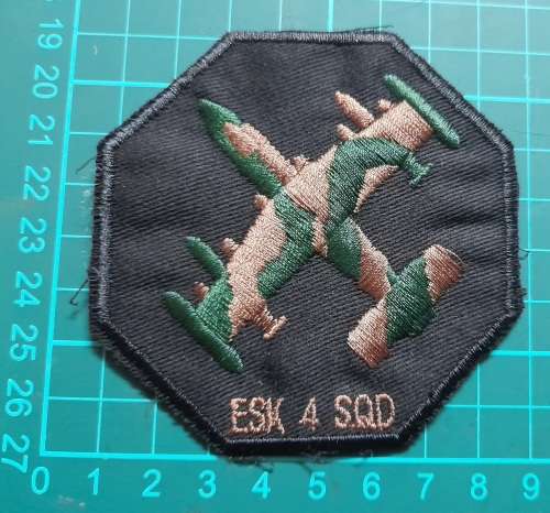 SAAF 4 Squadron Armourer Fitter (Black) Patch