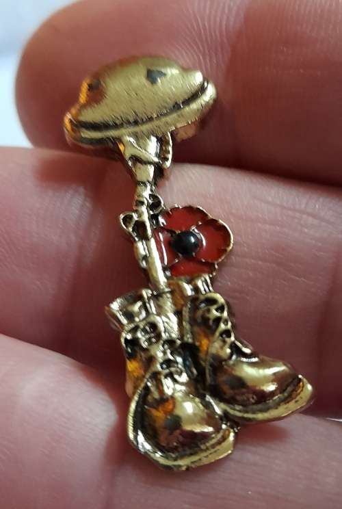 Remembrance Day Poppy Pin
