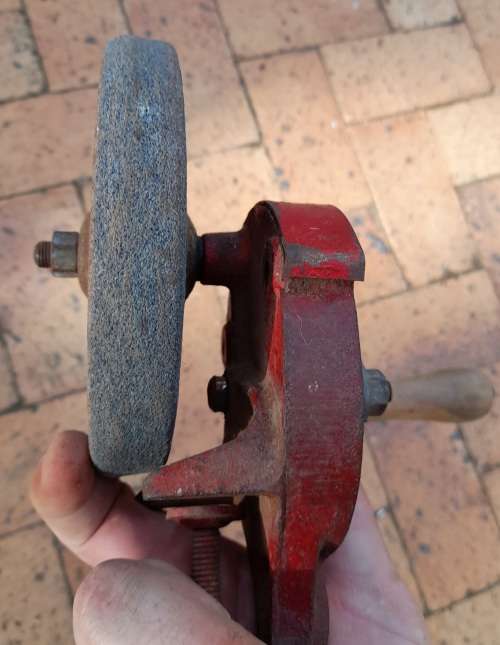 Vintage Grinding Wheel