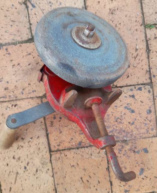 Vintage Grinding Wheel