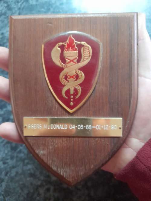 SADF medic plaque