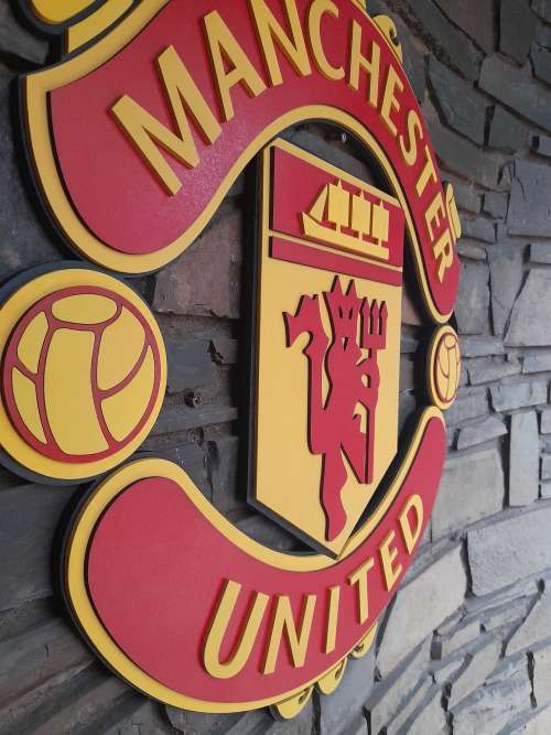 Large Manchester United layered Wooden sign 600mm
