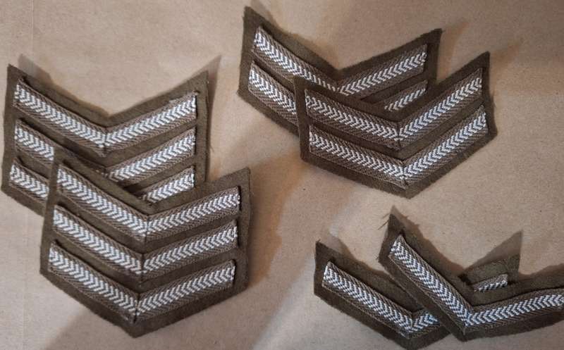 SADF STRIPE RANK LOT 3 SETS SELLING AS A LOT
