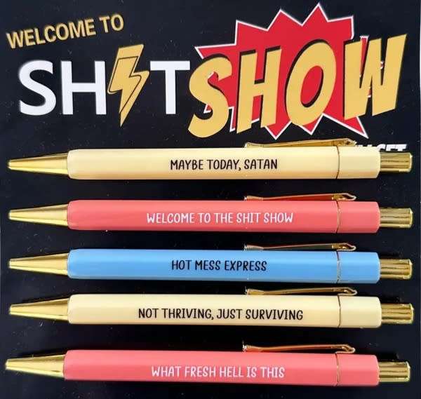 Sh#t Show Pen Set Funny gift