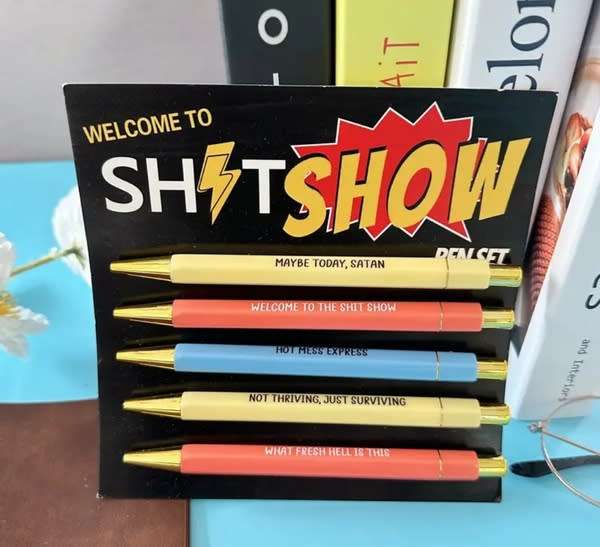 Sh#t Show Pen Set Funny gift