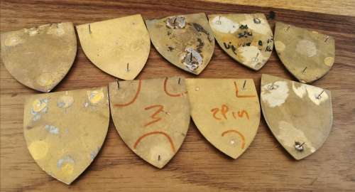 Mixed lot of SADF Flashes not in the best condition