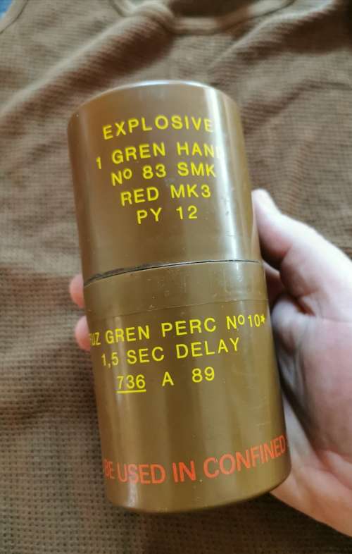 SADF Vest and Granade Canister