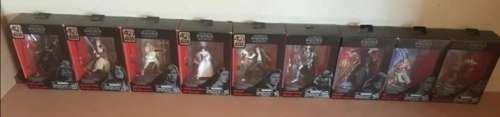 STAR WARS Tatanium Edition Cast iron Figures No 1 to 9 complete wave 1 & 2
