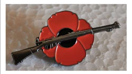 Remembrance day Poppy Pin