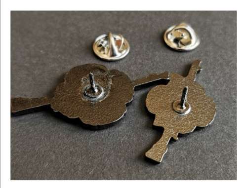 Remembrance day Poppy Pins set